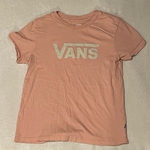 Light pink Vans glow in the dark shirt